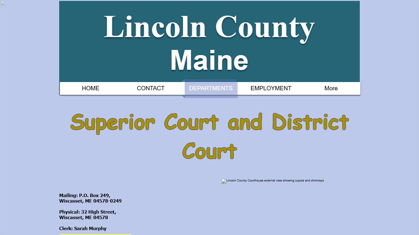 COURTS lincolncountymaine
